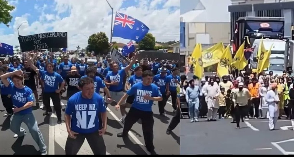 Ketegangan di Auckland: Aksi Kelompok Nasionalis Ganggu Pawai Keagamaan Sikh, Polisi Amankan Situasi