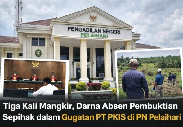 Tiga Kali Mangkir, Darna Absen Tanpa Alasan: Gugatan PT PKIS Mengarah ke Putusan Tanpa Perlawanan di PN Pelaihari
