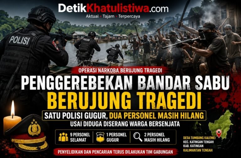 Penggerebekan Bandar Sabu Berujung Tragedi, Satu Polisi Gugur, Dua Personel Masih Hilang Usai Diduga Diserang Warga Bersenjata
