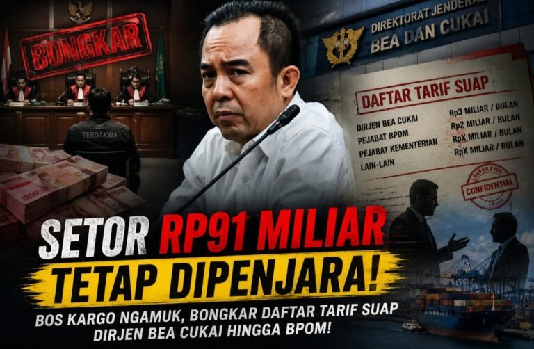 Setor Rp91 Miliar Tetap Dipenjara, Terdakwa Kasus Impor Diduga Ungkap Dugaan Aliran Suap ke Sejumlah Instansi Saat Sidang