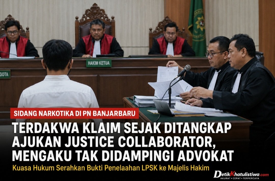 Terdakwa Narkotika Klaim Sejak Hari Pertama Minta Jadi Justice Collaborator, Sidang Ungkap Dugaan Tak Didampingi Advokat Saat Awal Penyidikan
