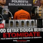 “Pod Getar” Masuk Banjarmasin, Polisi Sita Lima Cartridge Diduga Etomidate; Jejak Pemasok dan Jaringan Distribusi Diburu