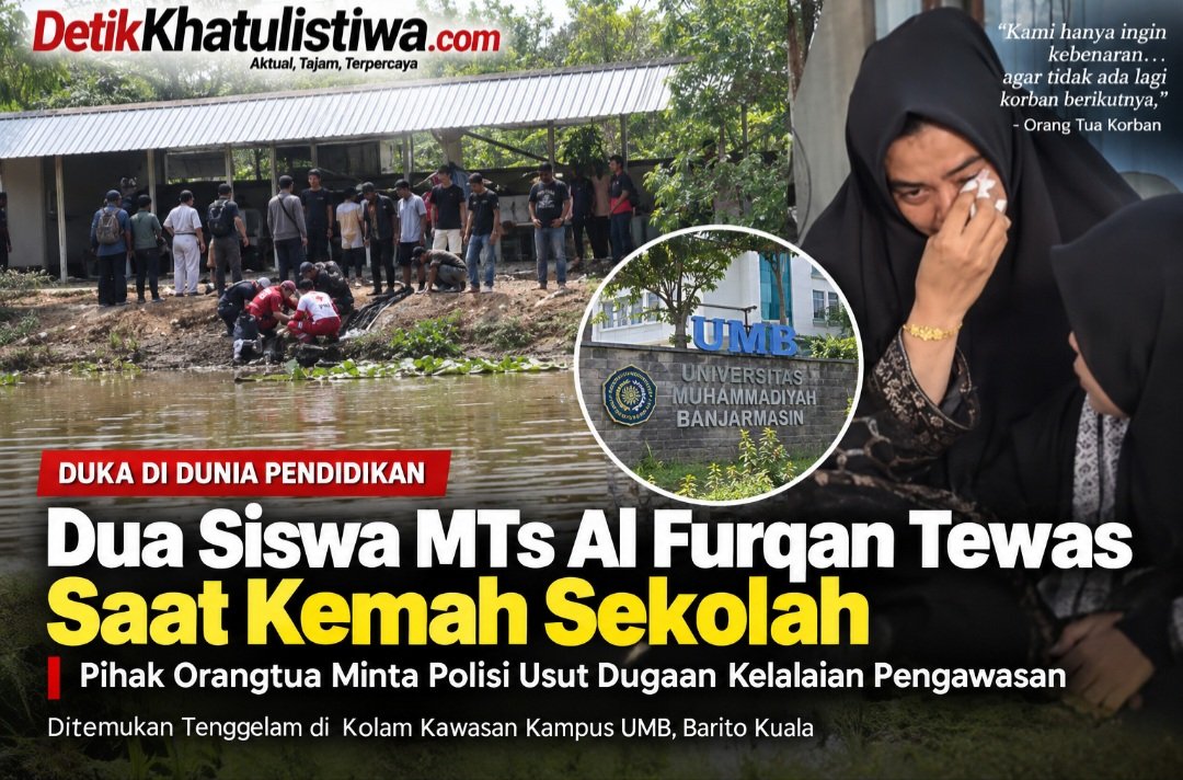 Dua Siswa MTs Al Furqan Tewas Saat Kemah Akbar, Keluarga Desak Polisi Usut Dugaan Kelalaian Pengawasan