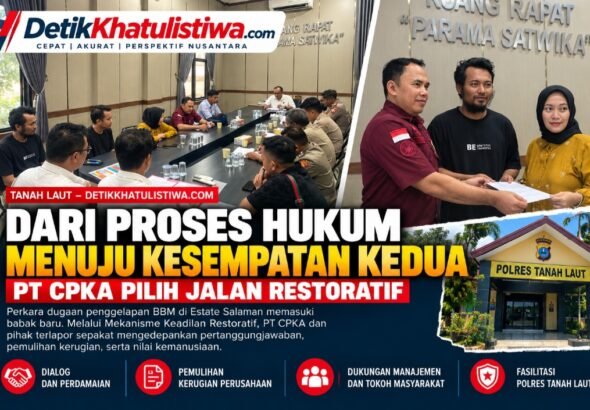 Saat Hukum Bertemu Kemanusiaan, PT CPKA Beri Kesempatan Kedua Lewat Keadilan Restoratif