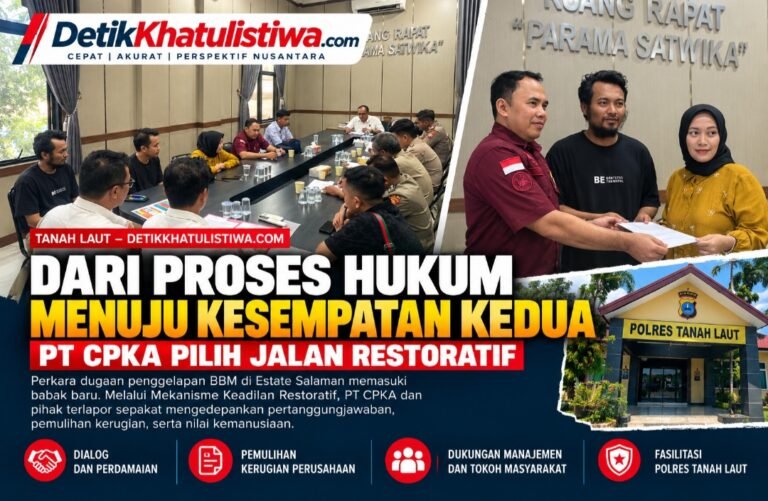 Saat Hukum Bertemu Kemanusiaan, PT CPKA Beri Kesempatan Kedua Lewat Keadilan Restoratif